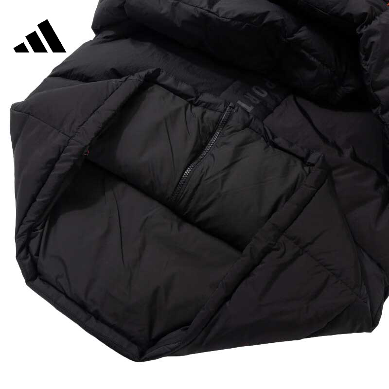 阿迪达斯官网冬季男子户外运动休闲连帽羽绒服外套JM4621