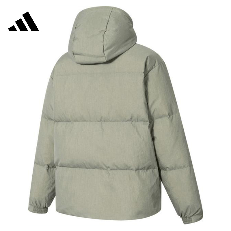 阿迪达斯官网冬季男子户外运动休闲连帽羽绒服外套JM4625