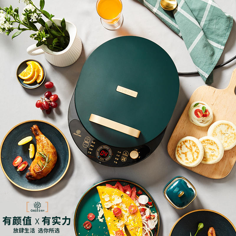 利仁新款电饼铛电饼档双面加热家用自动断电加深加大烙饼锅煎饼机 利仁新款电饼铛电饼档双面加热家用自动断电加深加大烙饼锅煎饼机