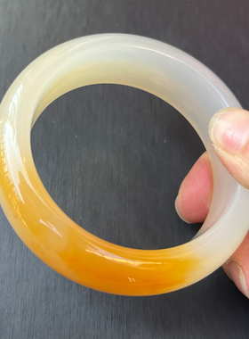 云南纯天然黄龙玉手镯