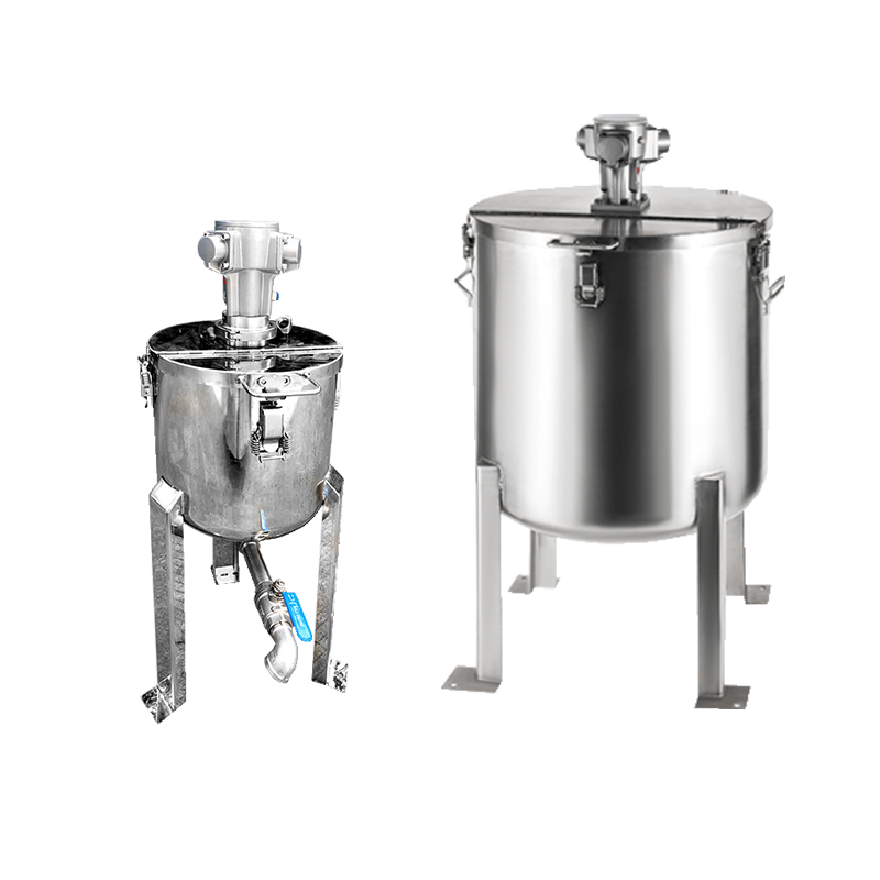 不锈钢搅拌罐双层电加热304搅拌机混合冷却食品化工316搅拌桶储罐 - 图3