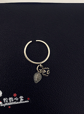 刻字925银开口戒指