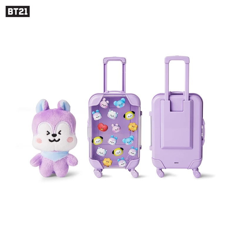 BT21防弹少年团BIG&TINY系列行李箱毛绒玩偶公仔娃娃收纳箱卡通-图3