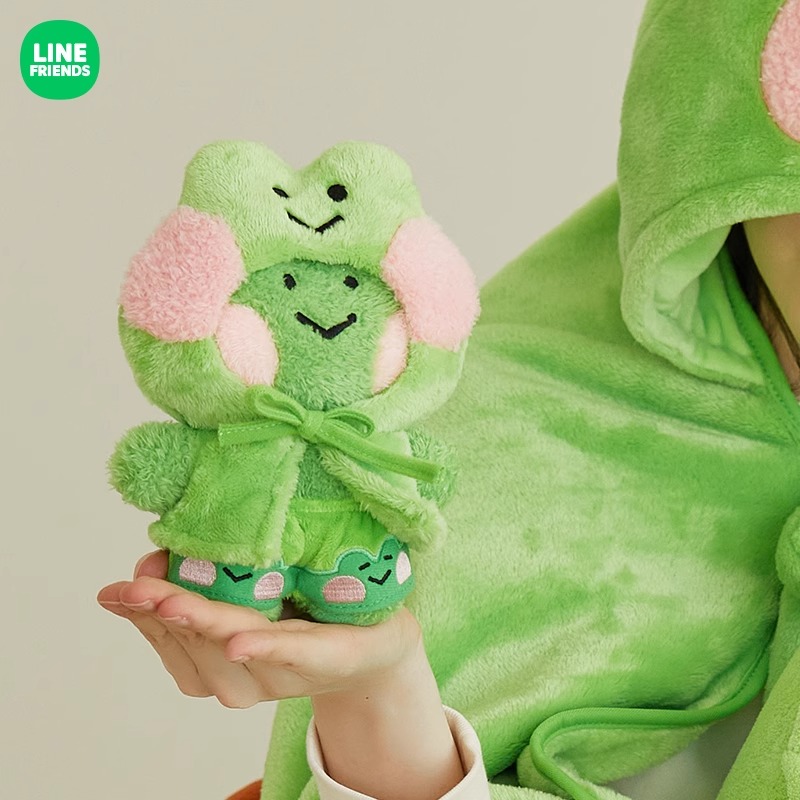 LINE FRIENDS蛙里奥lenini winter毛绒玩偶衣服可爱diy变装娃娃衣 - 图2