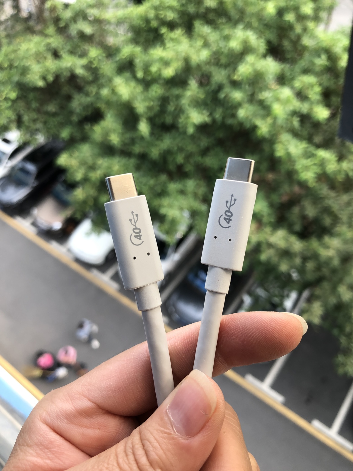 雷电4双Type-C 240W快充PD3.1双C快充线40Gbps传输usb4Gen3数据线 - 图0