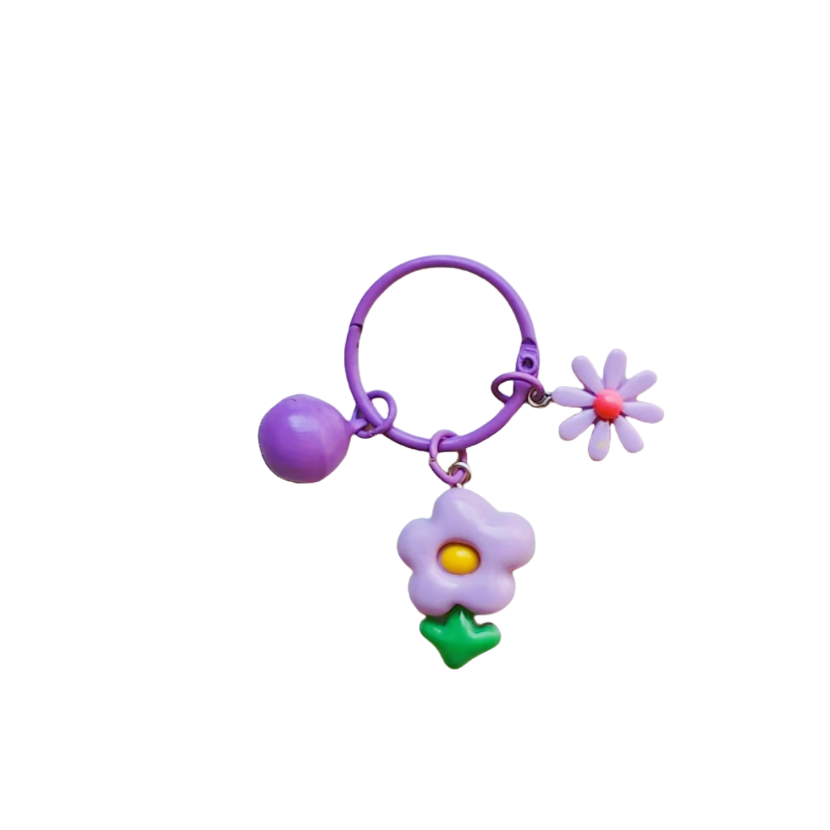 五瓣花树脂饰品配件diy材料钥匙扣雏菊胖嘟嘟小花挂饰小巧钥匙扣,淘宝优惠券,粉丝福利购,淘宝优惠卷