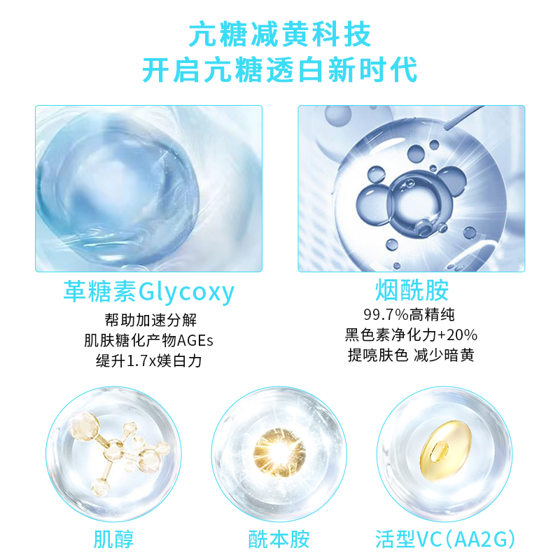 新版OLAY小白瓶精华液光感美白玉兰油抗糖淡斑补水保湿烟酰胺only