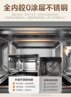 美的微波炉C231不锈钢内胆23L