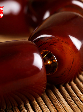 西藏天然牦牛角做旧复古手链文玩