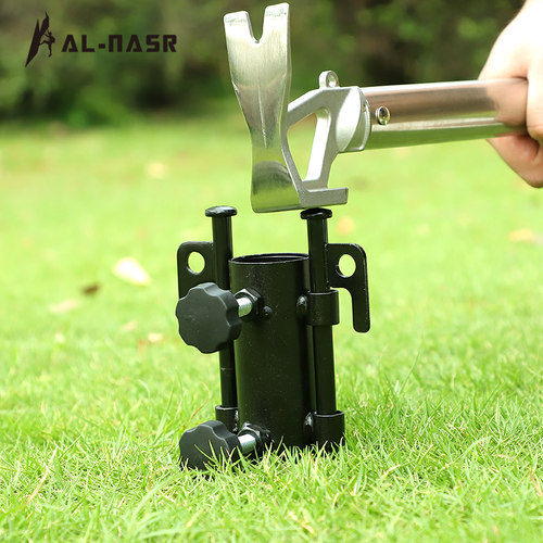 天幕杆固定器户外露营帐篷天幕配件遮阳棚支架支撑杆固定神器地钉 - 图1