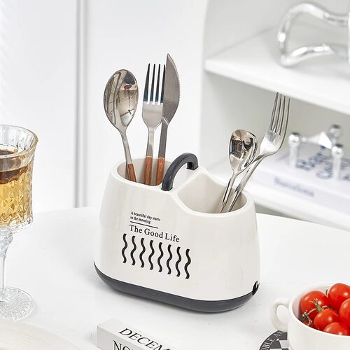 厨房筷子筒家用筷子收纳盒筷子篓勺子收纳筒餐饮具筷笼筷子置物架 - 图2