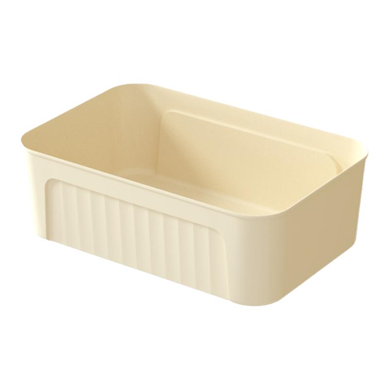 桌面收纳盒长方形化妆品零食杂物玩具收纳筐抽屉整理箱塑料储物篮,淘宝优惠券,粉丝福利购,淘宝优惠卷