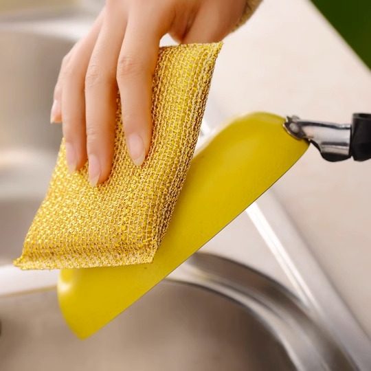 4件套钢丝球海绵擦家用不锈钢洗锅厨房清洁用品洗碗清洁球不掉丝,淘宝优惠券,粉丝福利购,淘宝优惠卷