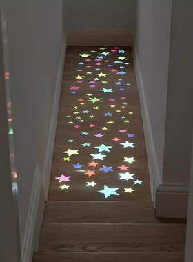 3D立体夜光星星自粘墙贴