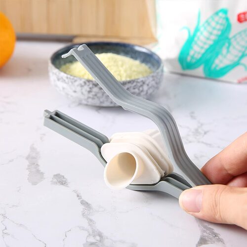 密封出料嘴封口夹厨房调味料食品保鲜防潮夹零食物塑料袋奶粉夹子 - 图3