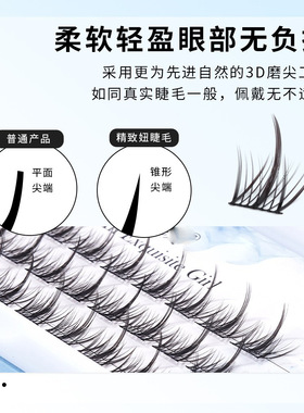 假睫毛懒人三部曲自然仿真眼睫毛