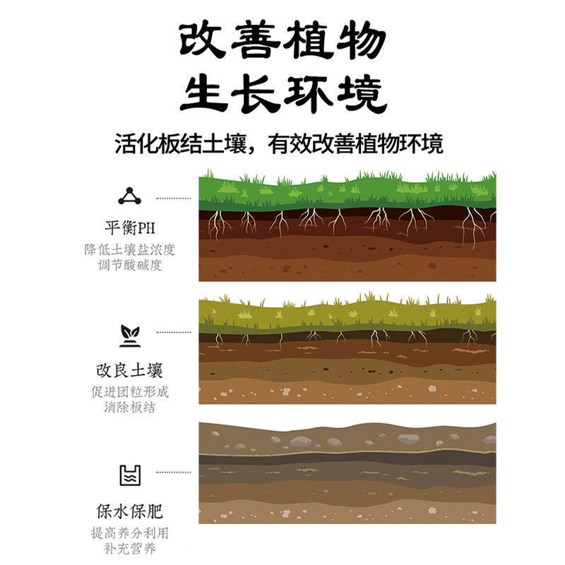 养花种花多功能植物绿植土壤活化剂松土精土肥花改善土壤通用型 - 图2