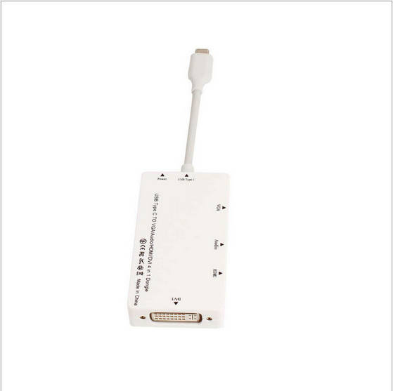 TYPEC TO VGA AUDIO HDMI DVI 转接线 高清转接线 typec3.1转接 - 图2