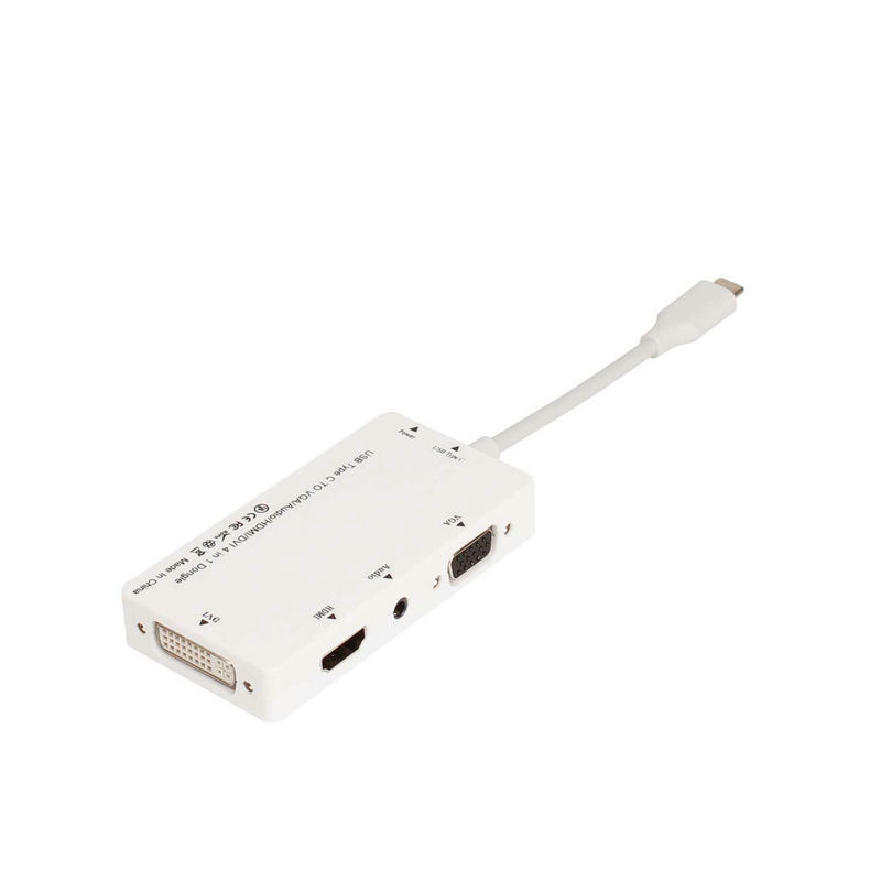 TYPEC TO VGA AUDIO HDMI DVI 转接线 高清转接线 typec3.1转接 - 图1