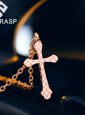 十字架钛钢女项链轻奢高级感爆款