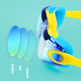 Детская водонепроницаемая плавательная шапочка без запотевания стекол, профессиональный комплект для плавания, снаряжение подходит для мужчин и женщин, детские очки для плавания