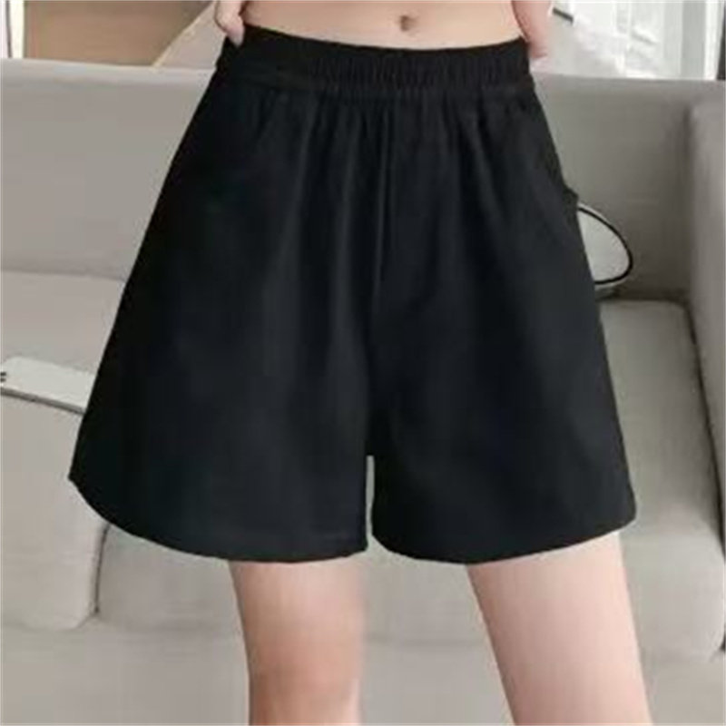 韩式高腰工装短裤女夏季宽松显瘦休闲直筒五分裤大红色多巴胺风,淘宝优惠券,粉丝福利购,淘宝优惠卷