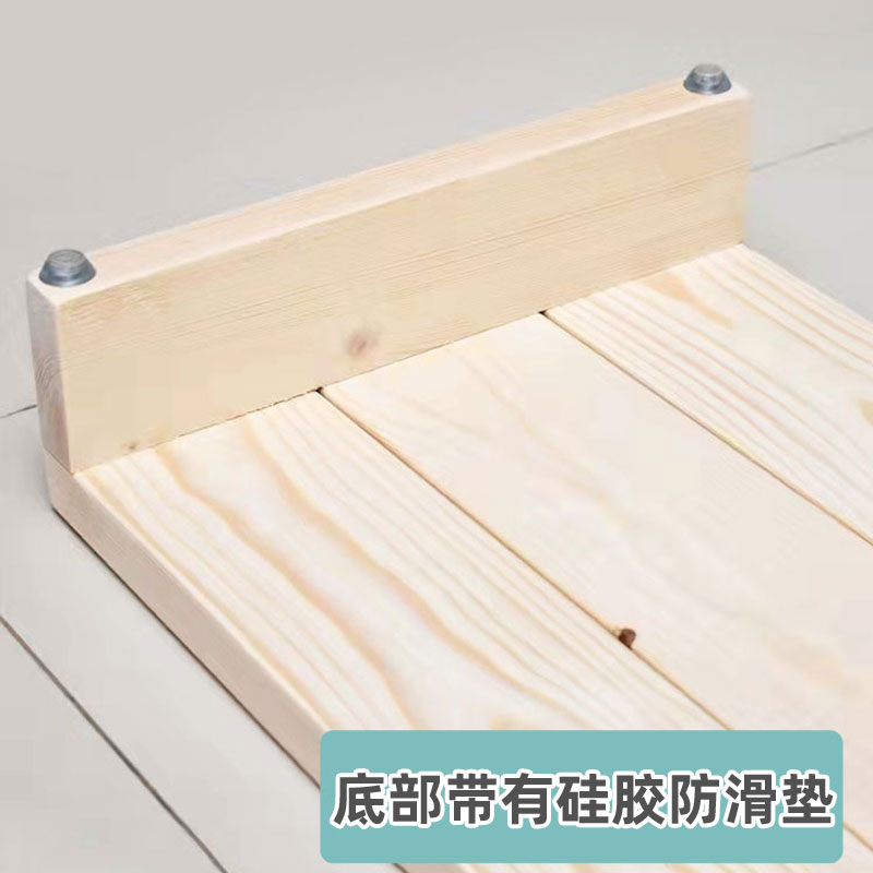 实木木架花架桌面增高支架简约多肉定制花盆架子盆景架凳子置物架 - 图2