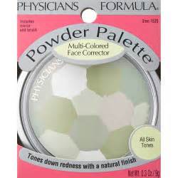 美国Physicians Formula 多色块控油颜色纠正绿色粉饼 遮红血丝