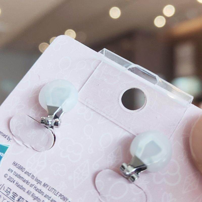 伊藤家正版小马宝莉软陶公仔耳坠锆石耳夹耳环无痛耳饰