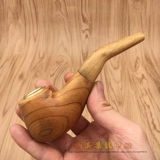 Мужская металлическая портативная курительная трубка ручной работы