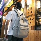 Универсальный красный модный вместительный и большой рюкзак, в корейском стиле