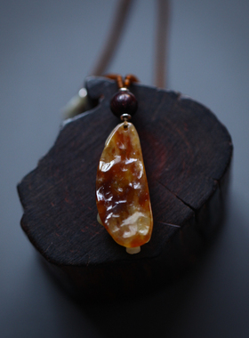 《福云》翡翠布袋和尚小佛挂坠项链