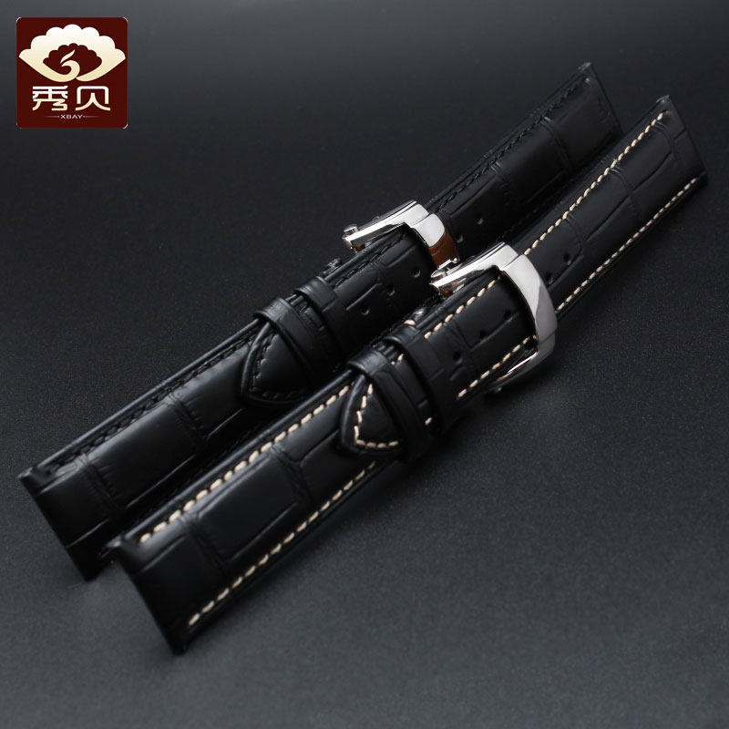 真皮适配百达翡丽格拉苏蒂20手表带 秀贝配件