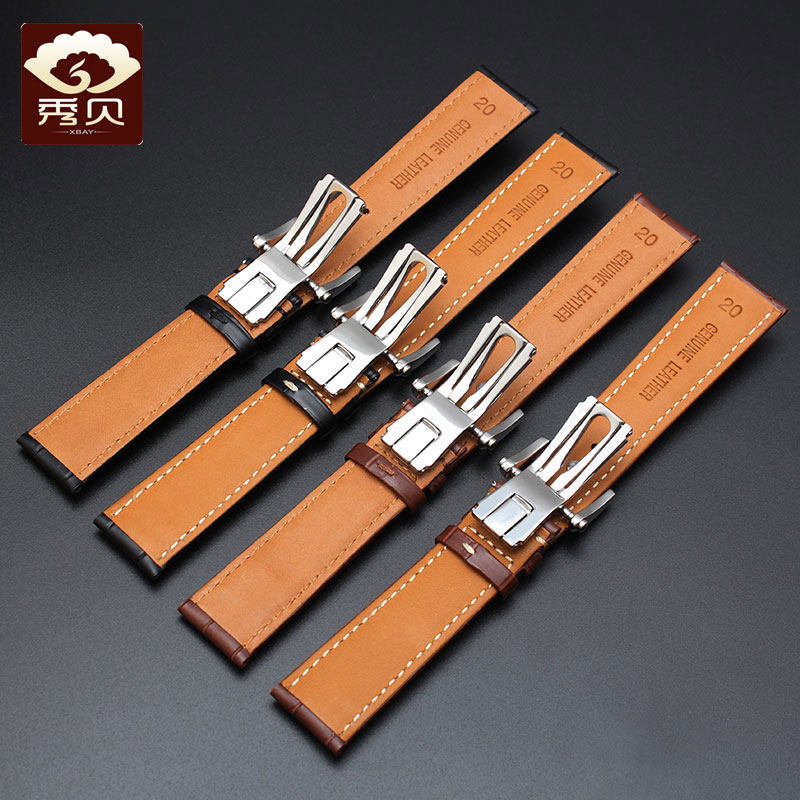 真皮适配百达翡丽格拉苏蒂20手表带 秀贝配件