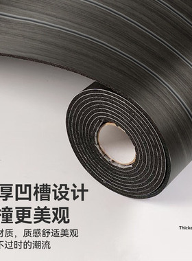 仿木纹格栅墙贴大理石防水防潮