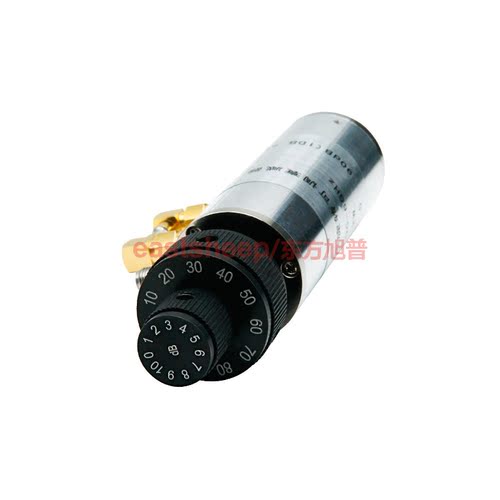 东方旭普 2W转鼓可调步进衰减器 双联旋钮式SMA母 0-30/60DB 0-6G - 图0
