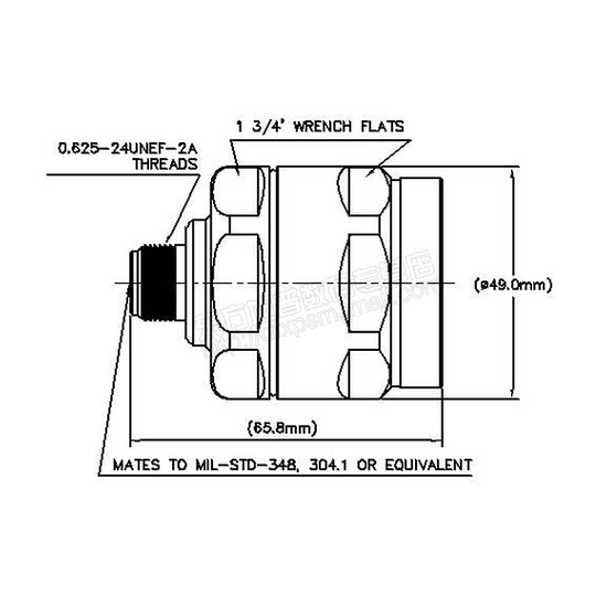 Andrew 1-1/4 feeder connector 114EZNF N-type female AVA6-50 feeder suitable