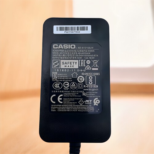 原装卡西欧casio电子钢琴电源线适配DC12V1.5A充电器A12150LW - 图2