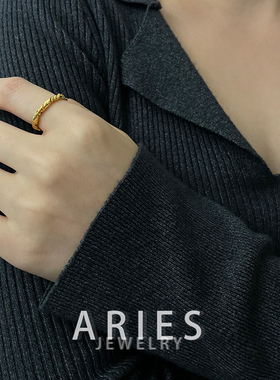 情侣S925纯银时尚百搭简约戒指