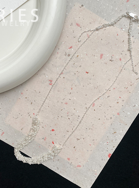 S925纯银锁骨链女轻奢欧美风项链