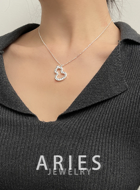 S925纯银锁骨链女个性时尚项链