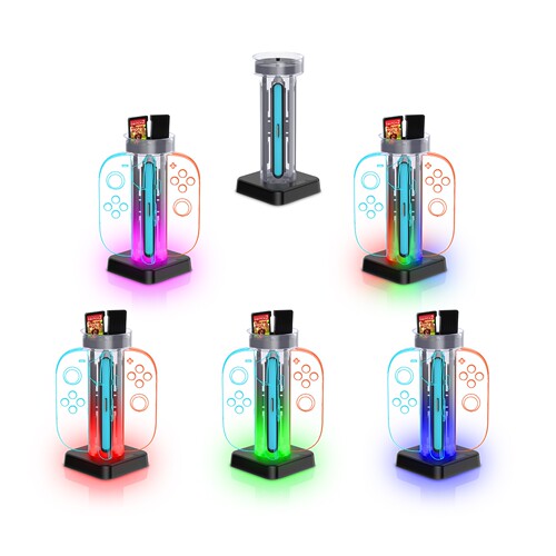 新款Switch 2手柄四充充电底座 Switch 2小手柄站式座充配件 - 图1