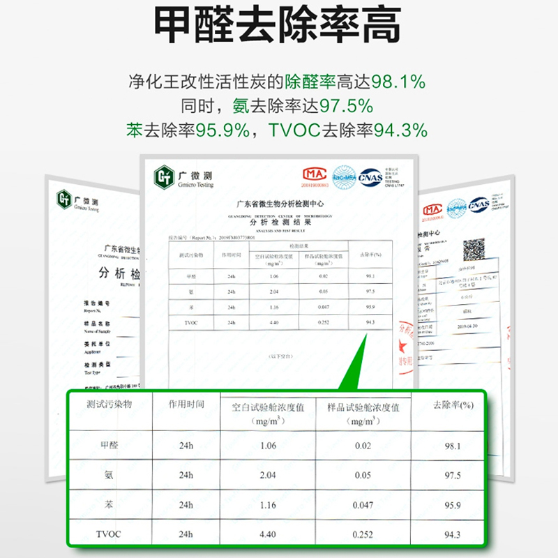 绿之源净化王活性炭除甲醛新房家用车内竹炭包装修除异味空气净味