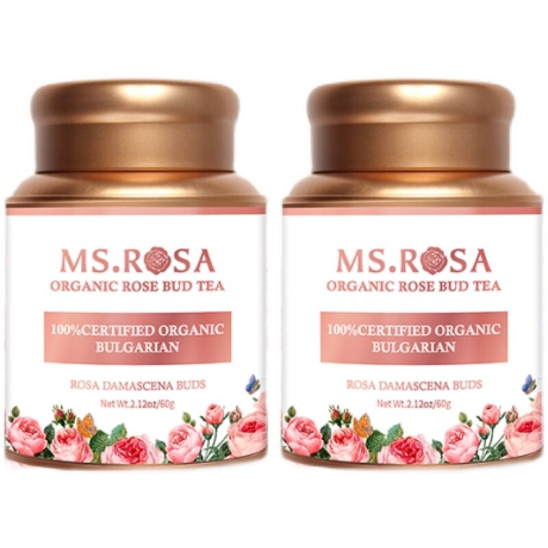 MS.ROSA玫瑰花茶有机保加利亚玫瑰闺蜜组合双罐装泡水养颜养生茶,淘宝优惠券,粉丝福利购,淘宝优惠卷