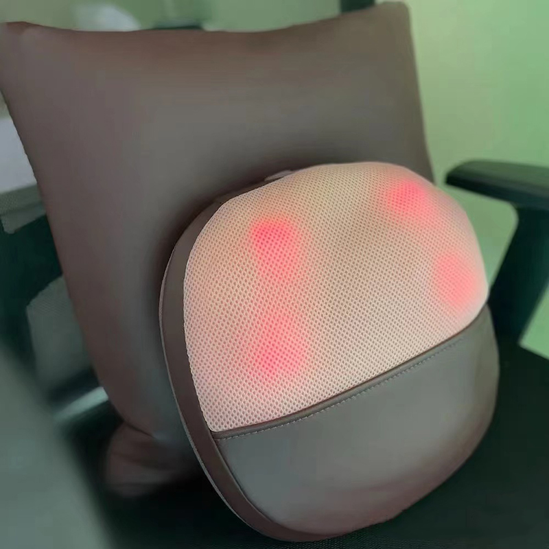 倍轻松多功能按摩腰枕腰部背部热敷指压揉捏可拆分抱枕按摩靠枕 - 图3