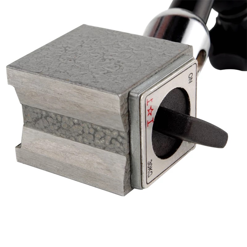 上工磁性表座磁力球形万向百分表双立柱CZ-6A杠杆支架万象强磁 - 图1