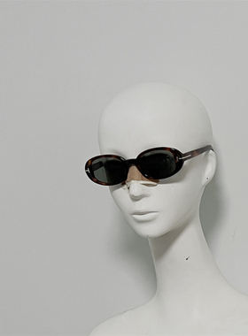 TF1364 男女意产进口板材太阳镜 椭圆框修款墨镜 26年新款 多色