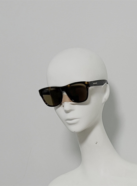 SL816 意产进口定制花料板材太阳镜 超大框修脸墨镜 25年新款超管