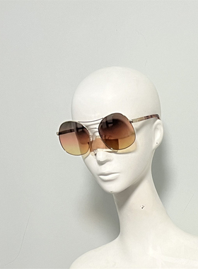 GM0807 猜高端系列 女式金属大框修脸眼镜 双梁复古太阳镜 墨镜