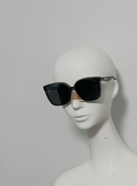 棒子A52 男女意产进口板材超大方框太阳镜 大框修脸墨镜 小瑕处理